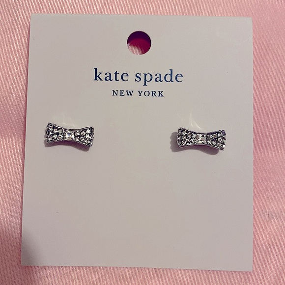 New! Kate Spade Bow Stud Earrings - Picture 5 of 7